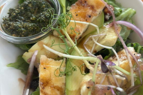 haloumi salad