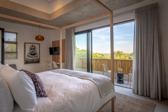 bedroom at khiwane boutique hotel