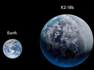 Earth vs K2-18b